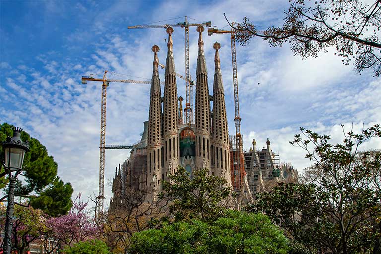 Edificio de la sagrada Familia Barcelona